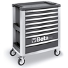 Beta Mobile Roller Cabinet, 8 Drawer, Gray 039000042